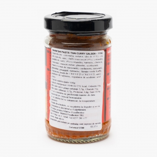 Pastă Thai curry galben 115g