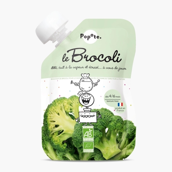 Piure eco cu 75% brocoli, +4/6 luni, 120g