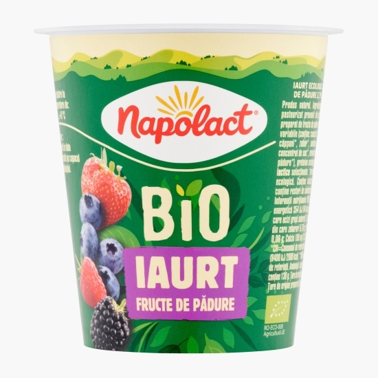 Iaurt eco fructe de pădure 2.7% grăsime 130g
