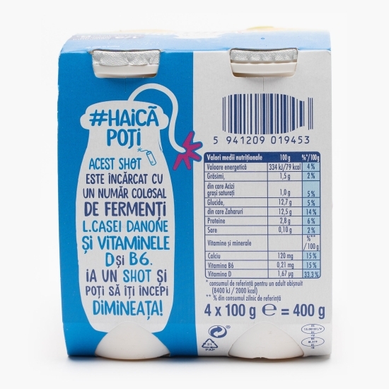 Iaurt de băut multifruct 4x100g