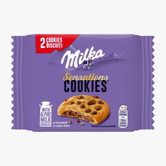 Biscuiți cu cremă de ciocolată Sensations Cookies 52g
