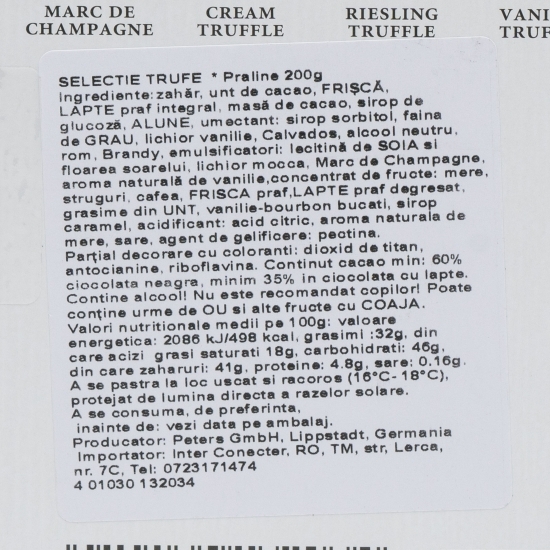 Praline selecție trufe 200g