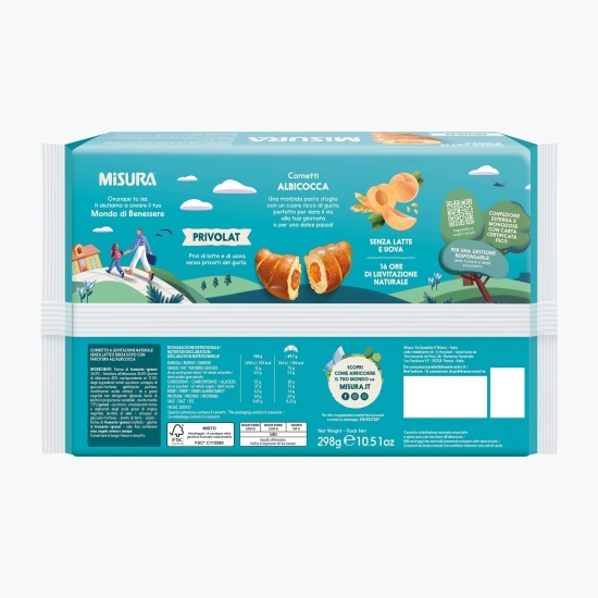 Croissant cu caise fără lactoză 6 bucăți, 298g
