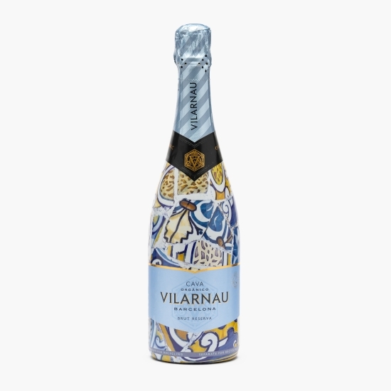 Vin spumant alb brut Cava Barcelona Reserva, eco, 11.5%, 750ml