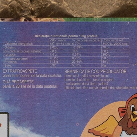 Ouă mărimea M cod 2, 20 buc