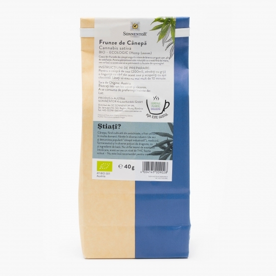 Ceai plante frunze de cânepă eco 40g