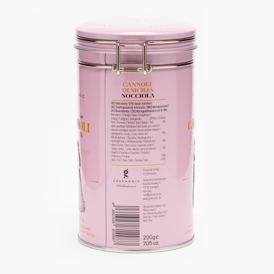 Cannoli di Sicilia cu cremă de alune de pădure 200g