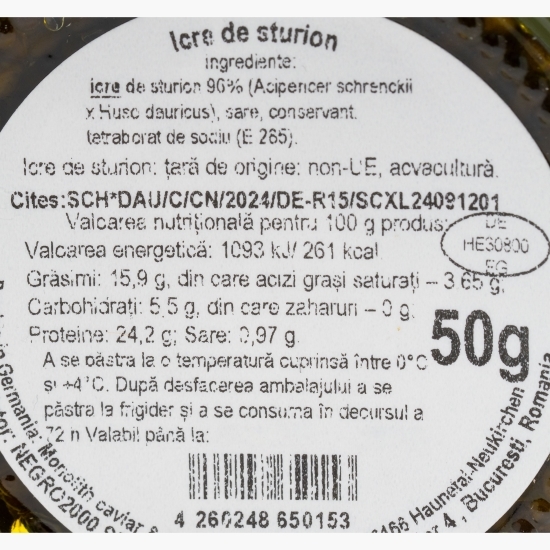 Icre de sturion Gold Line 50g