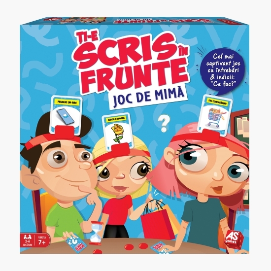 Joc - Ți-e scris în frunte (joc de mimă) 10+ ani