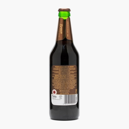 Bere Transylvanian Brown, 7%, sticlă 500ml
