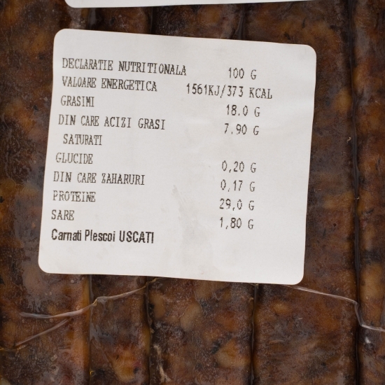 Cârnați de Pleșcoi uscați 300g