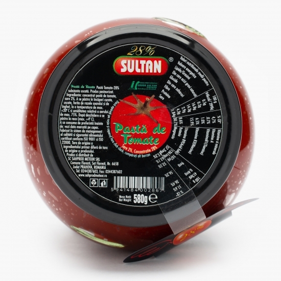 Pastă de tomate 28% 580g