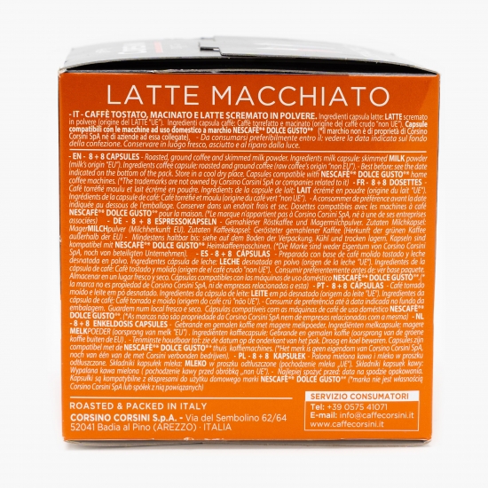 Capsule cafea, Latte Macchiato, 8 băuturi, 164g