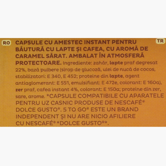 Salted Caramel 16 băuturi, capsule compatibile Dolce Gusto