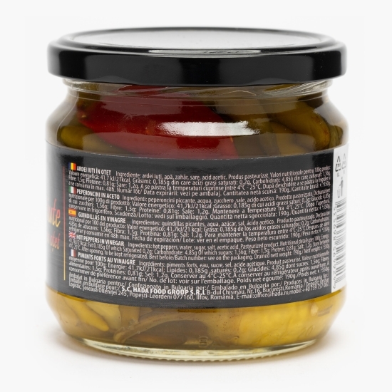Ardei iute în oțet 350g