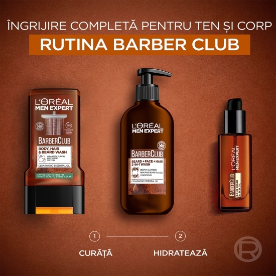 Gel de duș hidratant 5-in-1 Barber Club 300ml