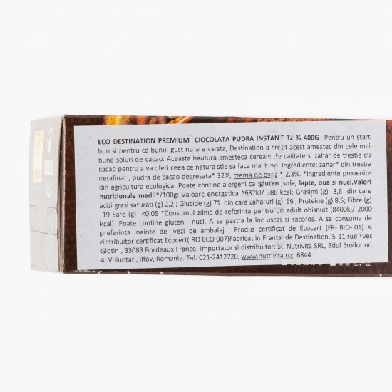 Pudră cacao instant Cioco-cereale eco 400g