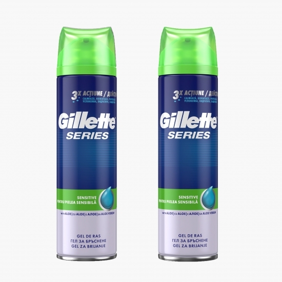 Gel de ras Series Sensitive 2x200ml