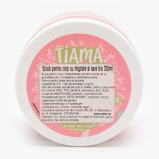 Scrub de corp migdale și sare bio 250ml
