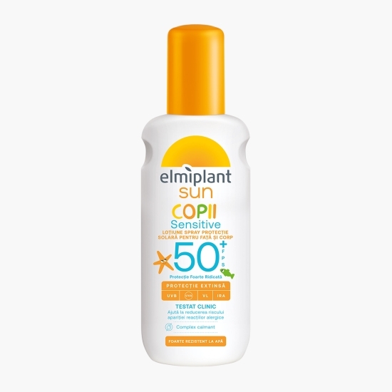 Spray cu protecție solară Kids Sensitive, SPF 50, pentru copii, 200ml