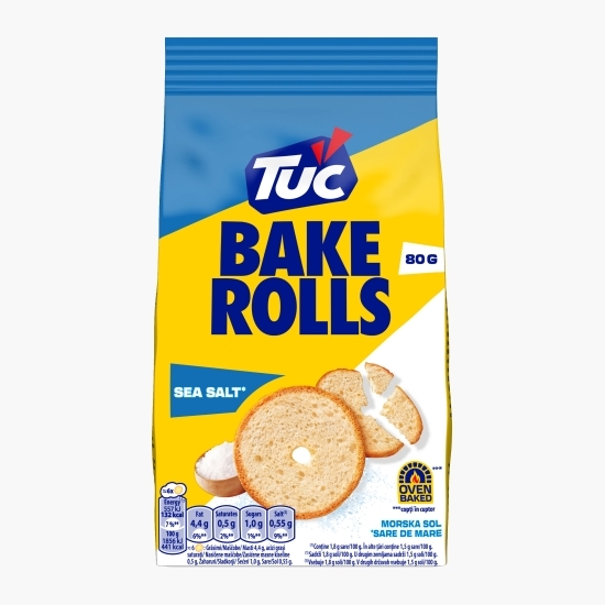 Rondele Bake Rolls cu sare 80g