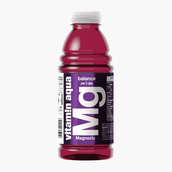 Apă cu vitamine Mg cu aromă de pere și afine 0.6l