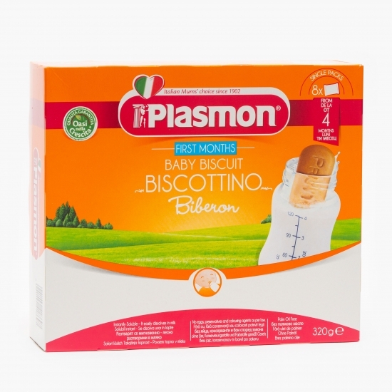 Biscuiți pentru copii, pentru biberon +4 luni, 320g