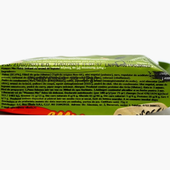 Supă instant noodles Vegetal 75g