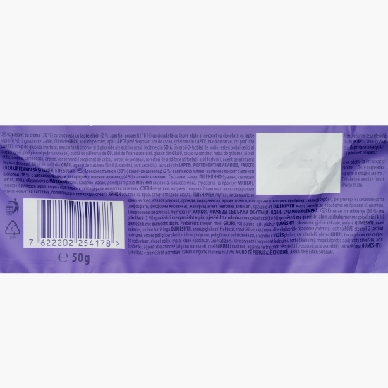 Croissant cu umplutură de ciocolată 50g