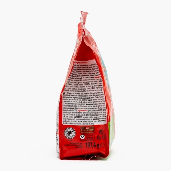 Mix napolitane cu ciocolată, 14 bucăți, 197.4g