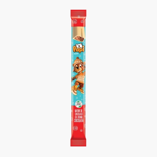 Baton de ciocolată albă cu cremă ciocolată 38g