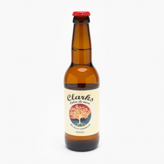 Cidru de mere demisec sticlă 0.33l