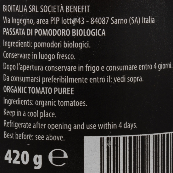 Sos de roșii eco - passata rustica 420g
