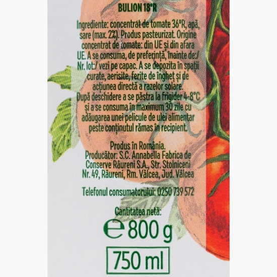 Bulion sticlă 800g