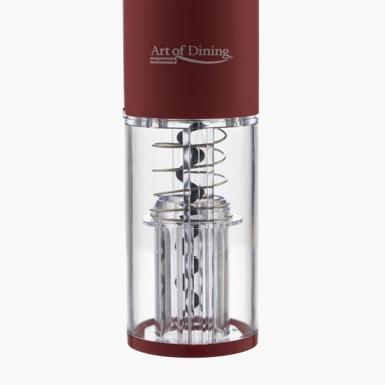 Tirbușon electric + accesoriu pentru folie, 26cm