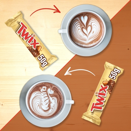 Baton cu biscuit și caramel învelit în ciocolată cu lapte 2x25g