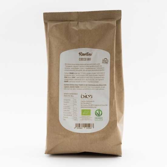 Biscuiți eco rustici cu cocos 200g