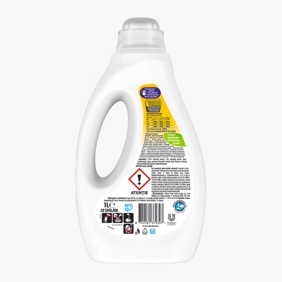 Detergent de rufe lichid 2în1 Gel Frezie și lămâița 20 spălări 1l
