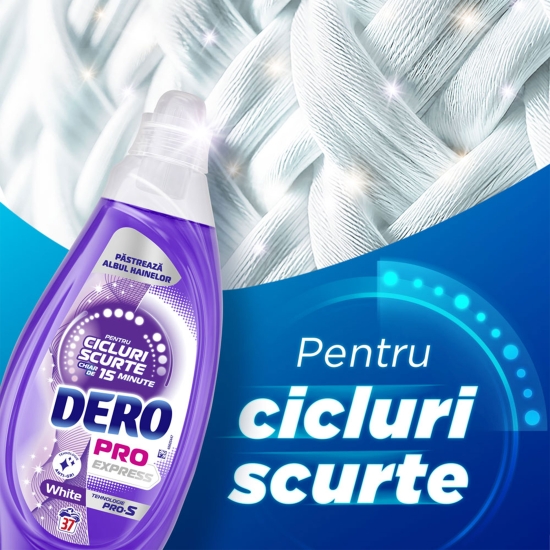 Detergent lichid Pro Express White, 1.48l, 37 spălări