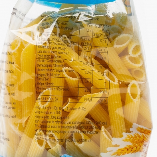 Paste făinoase cu ouă - pene 400g
