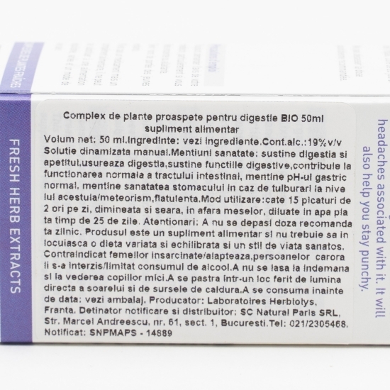 Complex de plante proaspete eco pentru digestie 50ml