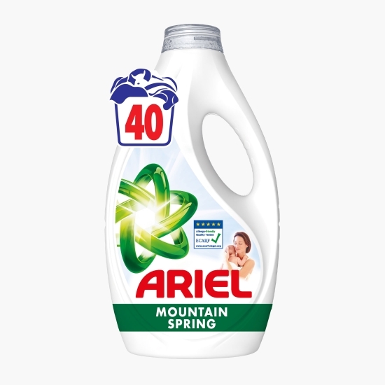Detergent de rufe lichid Mountain Spring, 40 spălări, 1.8l