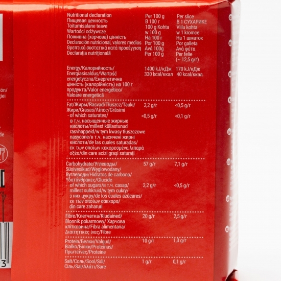 Pâine crocantă din tărâțe de secară 200g
