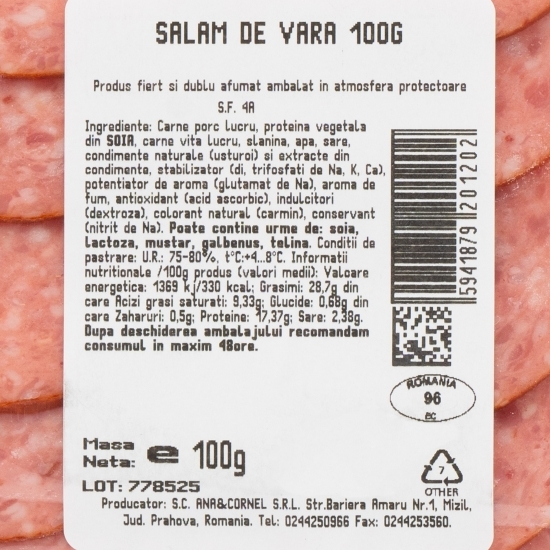 Salam de vară 100 g