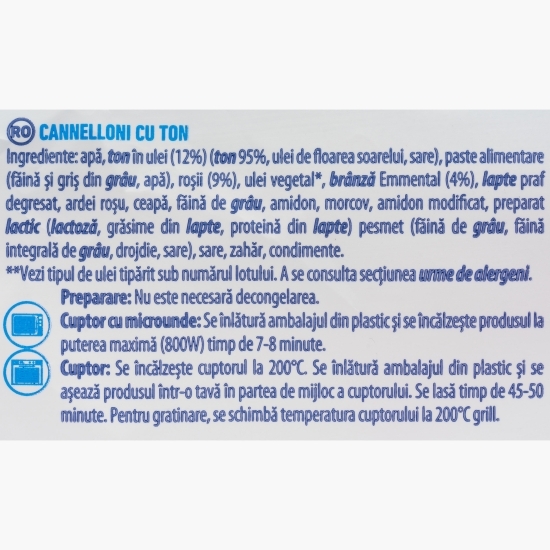 Cannelloni cu ton 300g