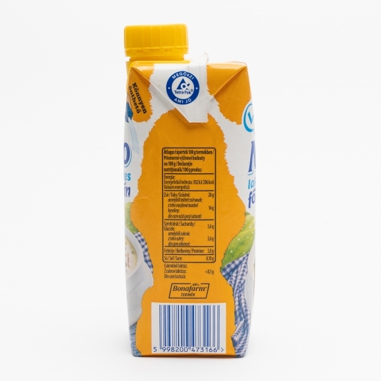Smântână lichidă UHT fără lactoză pentru gătit 330ml