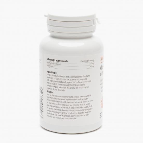 Quercitin 500mg cu Bromelaină 30 capsule