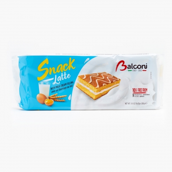 Mini prăjituri cu umplutură de lapte, 10 buc x 28g