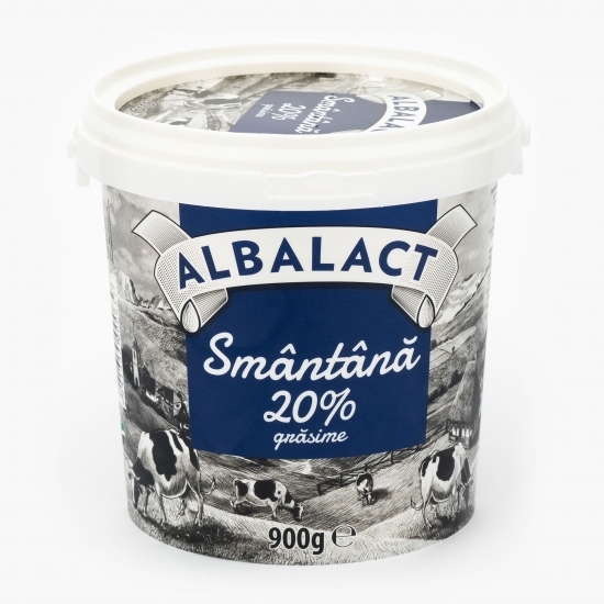 Smântână 20% grăsime 900g