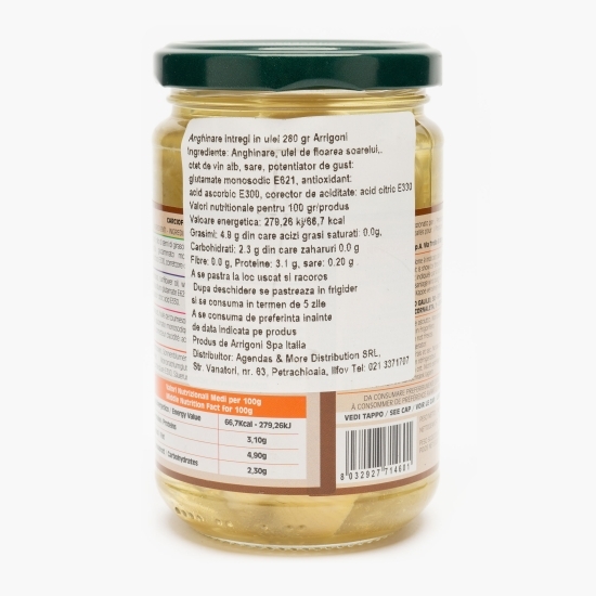 Anghinare întregi în ulei 280g